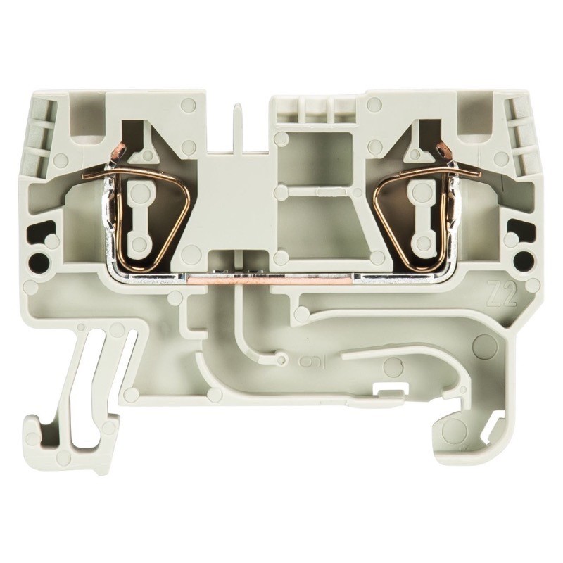 56.704.0055.0 Wieland fasis WKFN 4mm Grey DIN Rail Terminal for TS35 Rail Single Feed Through WKFN 4/35