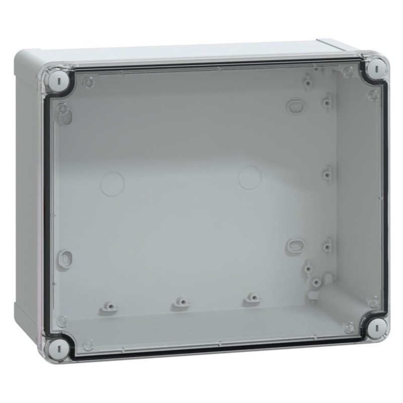 NSYTBS292412HT Schneider Thalassa TBS ABS 291 x 241 x 128mmD Enclosure Clear Lid IP66 RAL7035