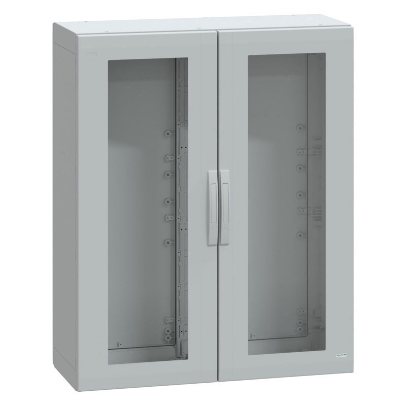 NSYPLA12104TG Schneider Thalassa PLA GRP 1250H x 1000W x 420mmD Floor Standing Enclosure IP65 Glazed Doors