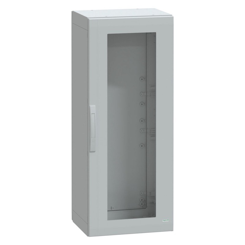 NSYPLA1254TG Schneider Thalassa PLA GRP 1250H x 500W x 420mmD Floor Standing Enclosure IP65 Glazed Door