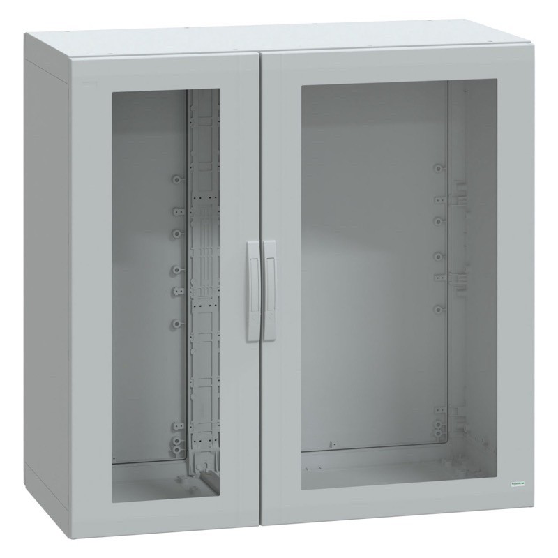 NSYPLA12126TG Schneider Thalassa PLA GRP 1250H x 1250W x 620mmD Floor Standing Enclosure IP65 Glazed Doors