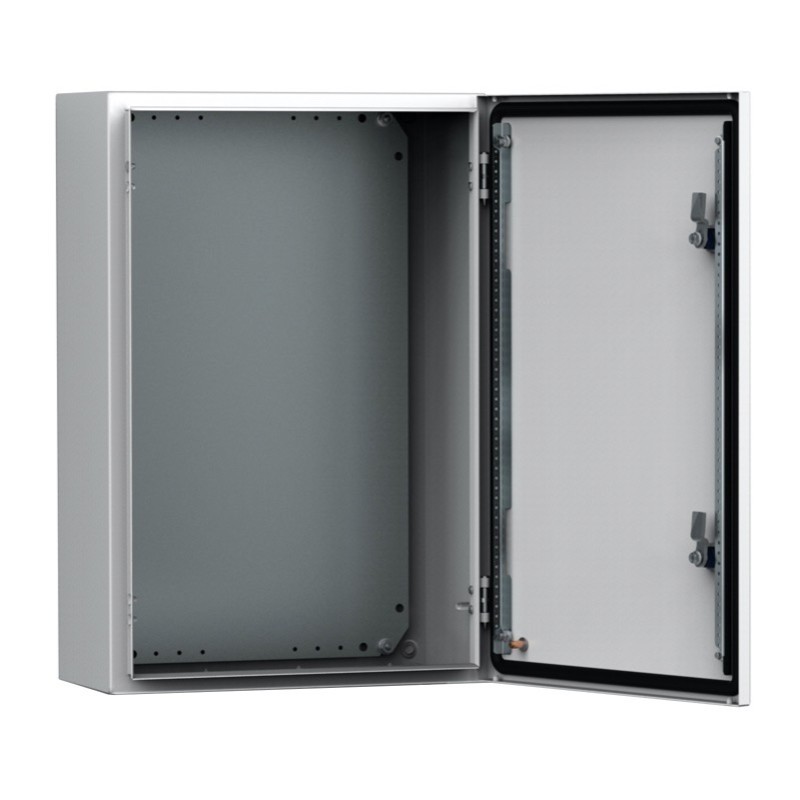 MAS0303021PER5 nVent HOFFMAN MAS Mild Steel 300H x 300W x 210mmD Wall Mounting Enclosure IP66