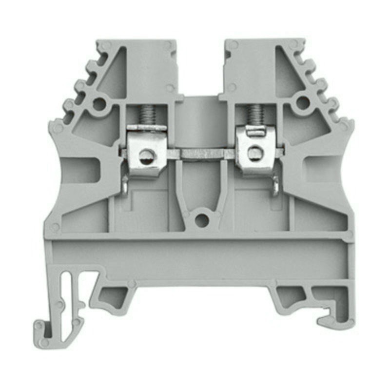 ER2.5GREY IMO ER 2.5mm Grey DIN Rail Terminal for TS35 Rail Single Feed Through