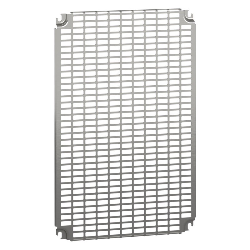 NSYMR64 Schneider PanelSeT NSYMR Internal Telequick Mounting Plate Zinc-coated Steel 555H x 351W x 15mmD