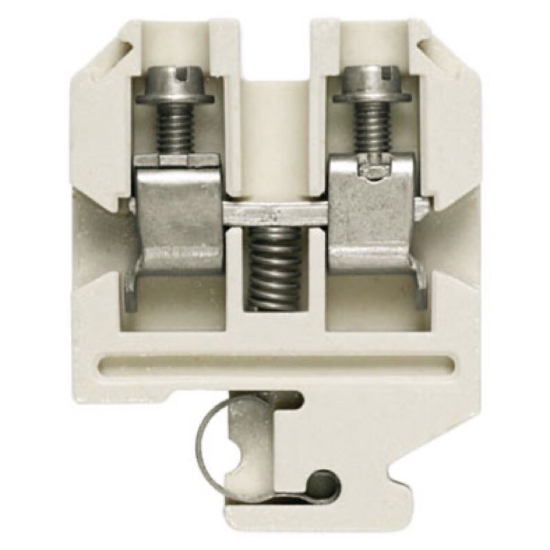 9502610000 Weidmuller SAK Series 10mm Beige Ceramic DIN Rail Terminal for TS32 Rail Single Feed Through SAKK 10