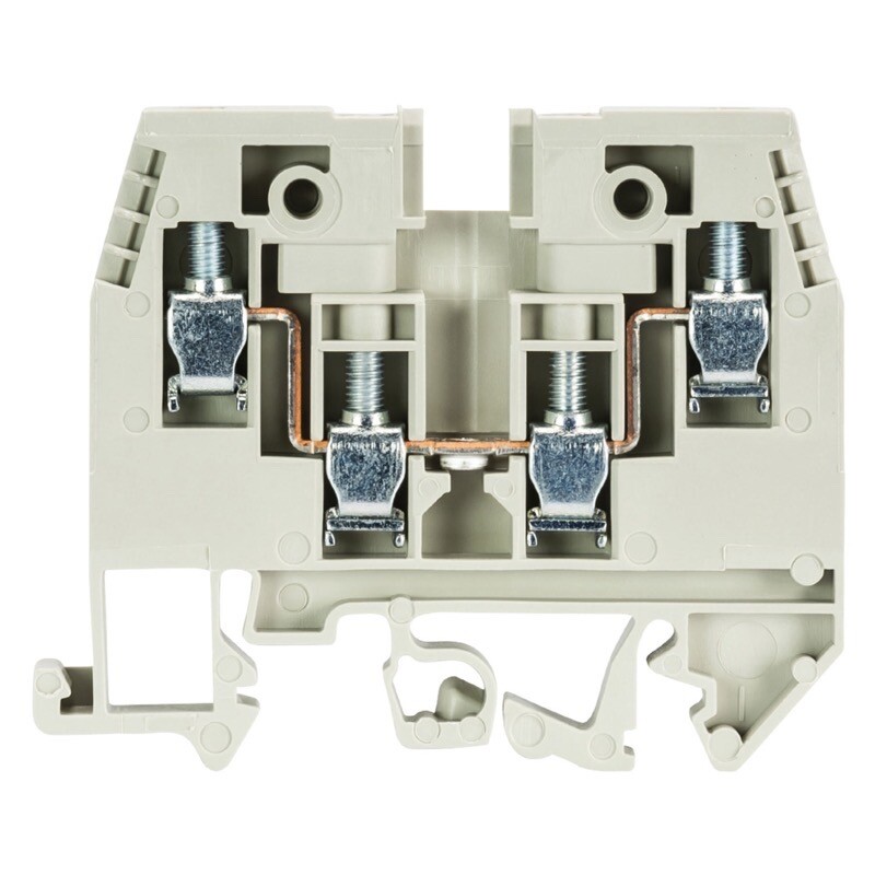 57.504.5155.0 Wieland selos WK Duo Feed-through Terminal Block with Screw Connection for Mounting on TS35 and TS32