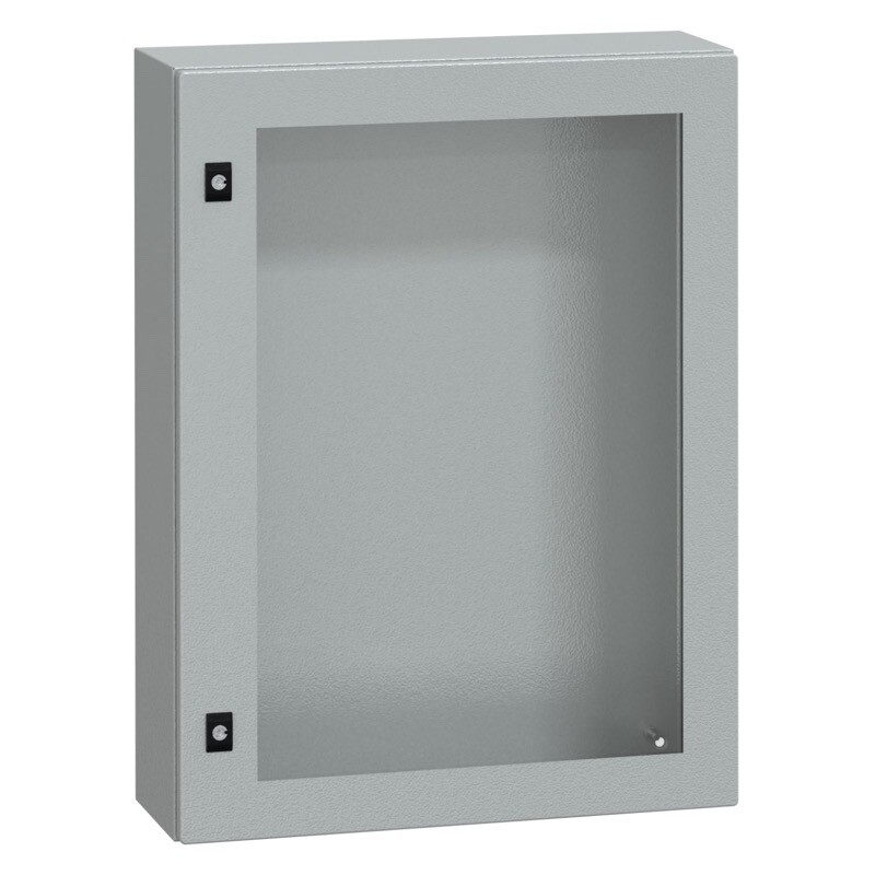 NSYCRN86200T Schneider Spacial CRN Mild Steel 800H x 600W x 200mmD Wall Mounting Enclosure IP66 Glazed Door