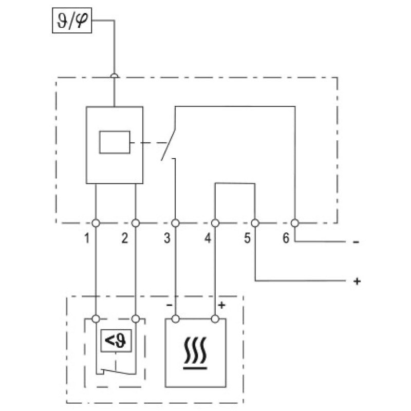 01011.0-42 STEGO DCT 010 Electronic Thermostat - DC Line N/C Contact 0 to +60 DegC 20-56VDC Max. Switching Capacity 11A DC 