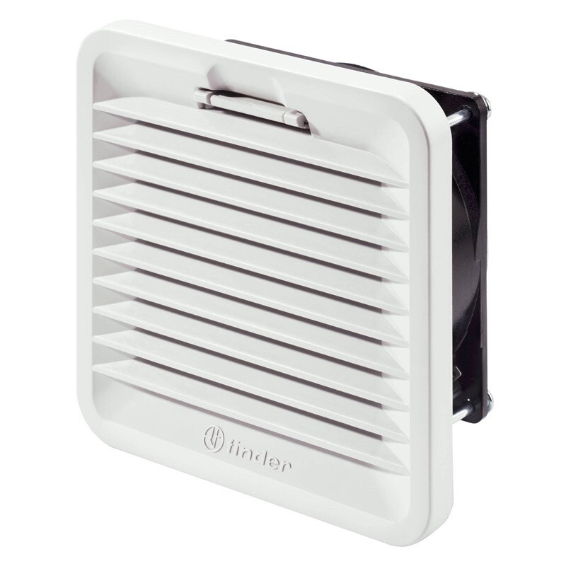 7F.20.8.230.1020 Finder 7F Series Filter Fan 120 x 120mm 230VAC 24m3/h IP54 Enclosure Cut-out: Size 1 (92 x 92mm)