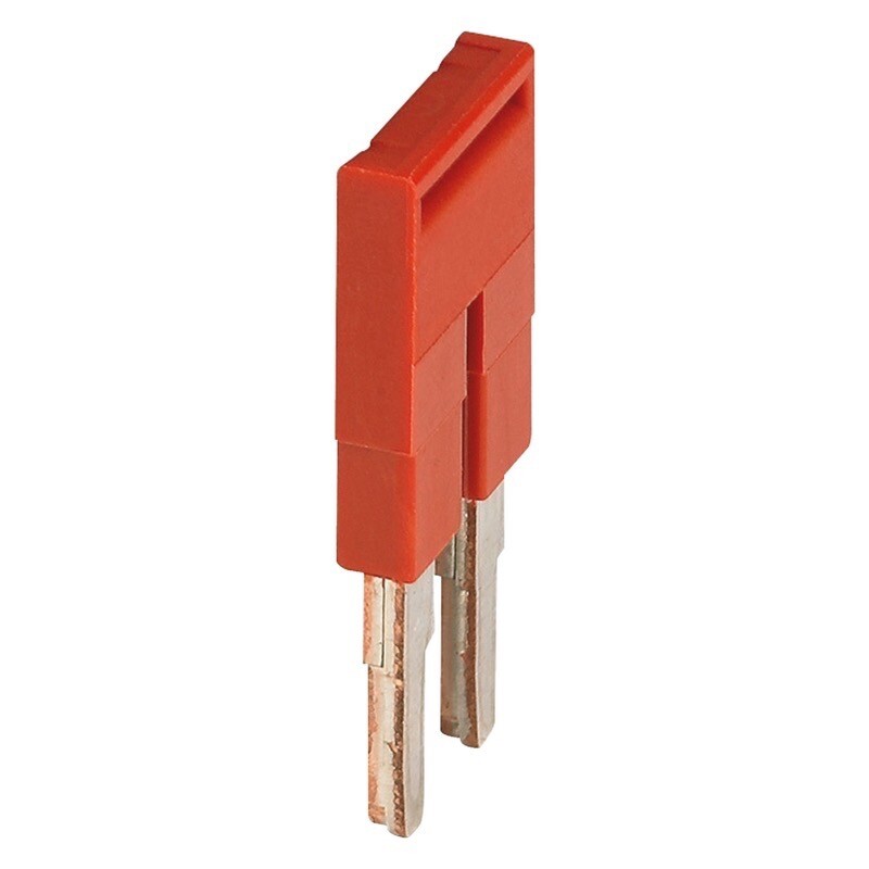 NSYTRAL42 Schneider Linergy TR Plug-in Bridge 2 Points for 4mm Terminal Blocks Red