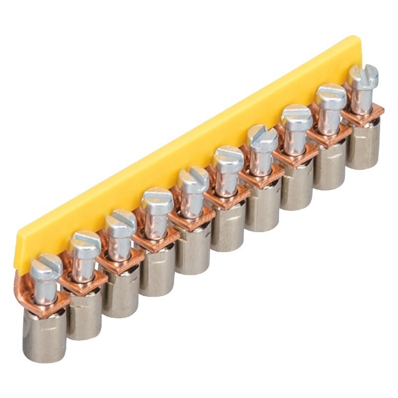 Z7.280.3027.0 Wieland Selos WK IVBWK 2.5-10; 10 Pole Insulated Cross Connector for 2.5mm (5mm Wide) 57 Series Terminals