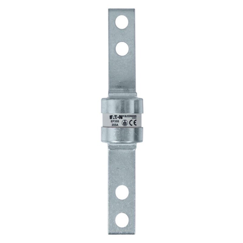 EF400 Eaton Bussmann EF 400A gG Fuse BS88 C1 Centre Bolt Fixing 209mm Overall Length 133/184mm Fixing Centres 415VAC Rated