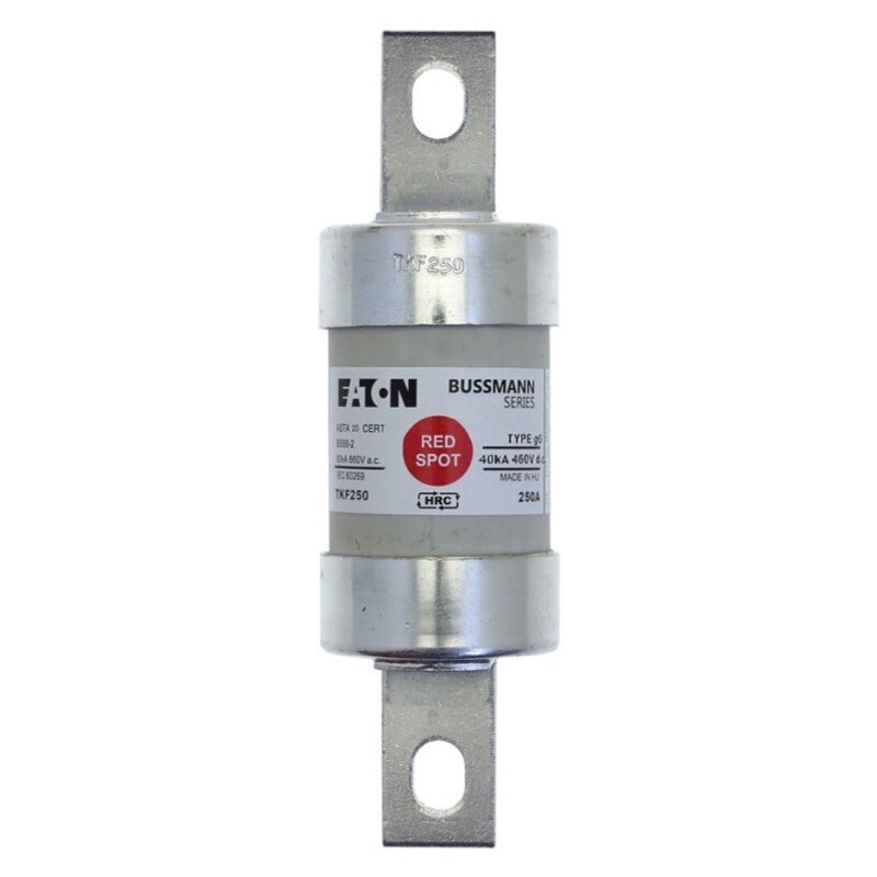 TKF315 Eaton Bussmann TKF 315A gG Red Spot Fuse BS88 B3 Centre Bolt Fixing 136.5mm Overall Length with 111mm Fixing Centres 660VAC Rated