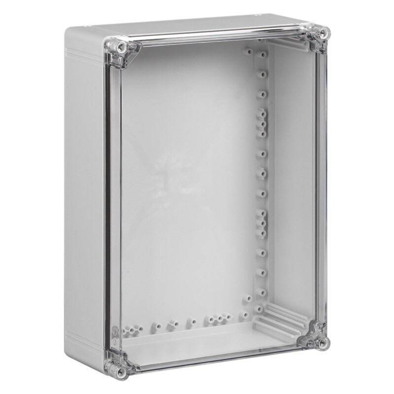 OPCP304013T Ensto Cubo O Polycarbonate 300 x 400 x 132mmD Enclosure Clear Lid IP66/67