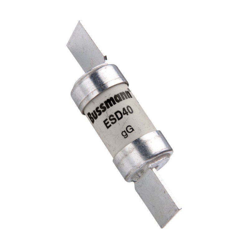 ESD63M80 Eaton Bussmann ESD 63A gM Fuse BS88 F2 Motor Rated to 100A Offset Blade 68mm Overall Length 16mm Blade Length 415VAC