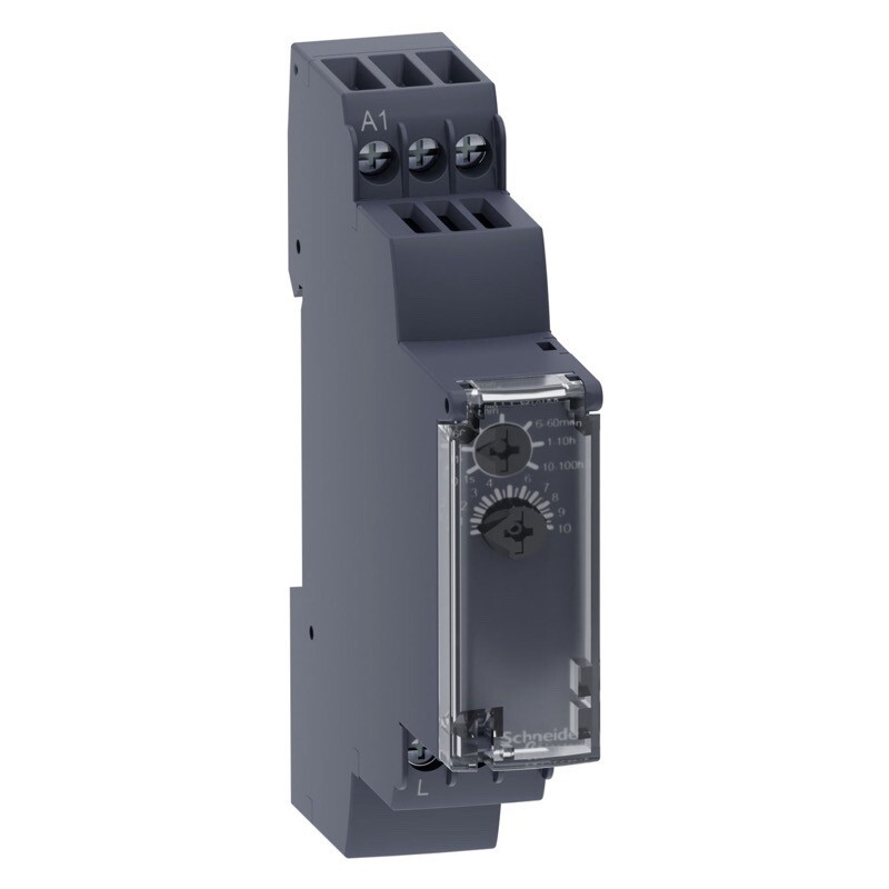 RE17LAMW Schneider Harmony Modular Timing Relay 0.7A 1 1 C/O On Delay 24-240V AC/DC Solid State Output