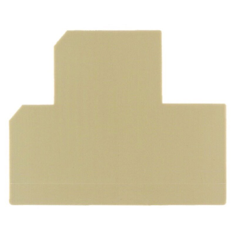 0631360000 Weidmuller SAK Series AP DK4S End Plate (Terminals) Beige Height: 54mm Width: 1.5mm V-2 PA 66