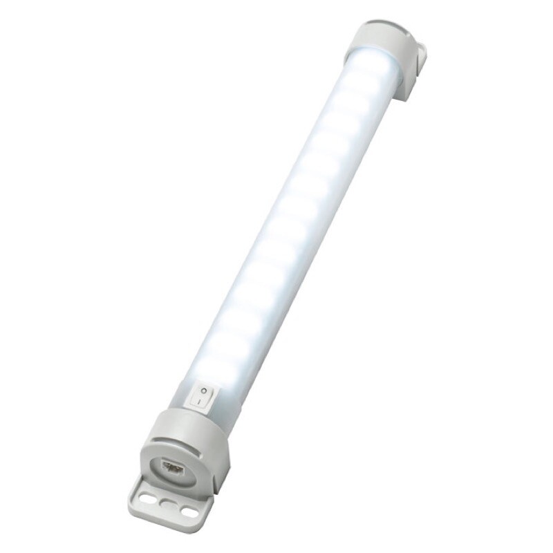 02100.0-30 STEGO LED 021 Varioline LED Enclosure Lamp 400mm Long 100-240VAC On/Off Switch Magnet Fixing