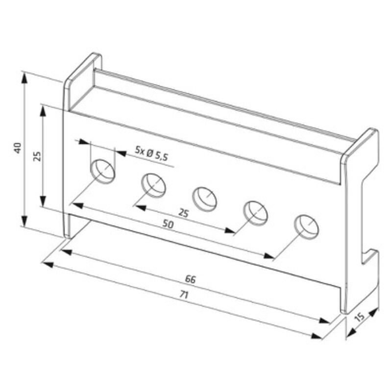 09550.0-05 STEGO SFP 095 Appliance Holder STEGOFIX PLUS Screw Mounting